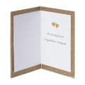 Tarjeta de boda de American Greetings Live Laugh Love con brillo